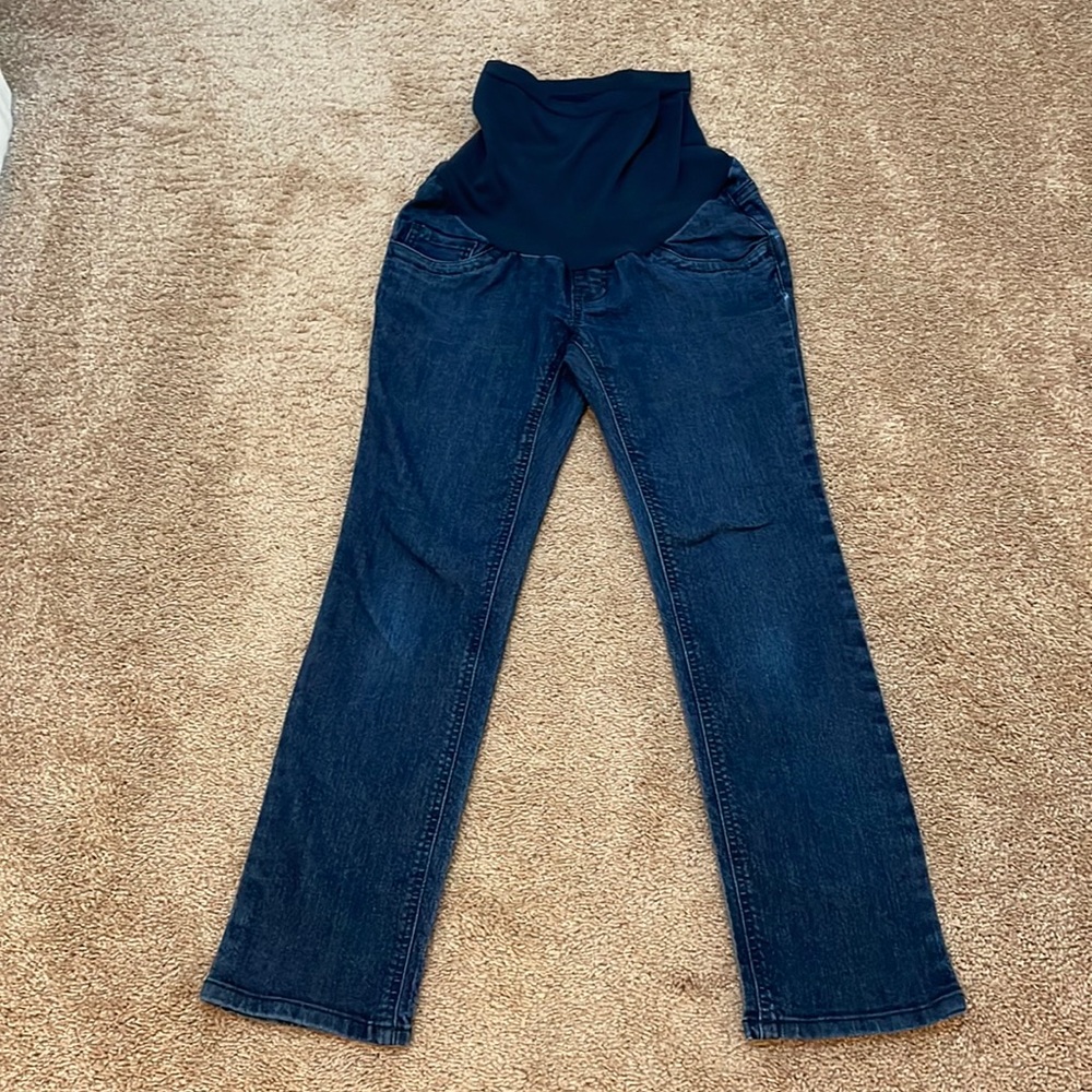 Indigo Blue Maternity Jeans Size Petite Small